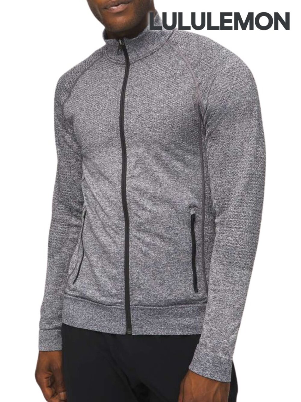 LULULEMON Men's Engineered Warmth Jacket in Vapor/Gull Grey/Black - XL - Picture 2 of 15